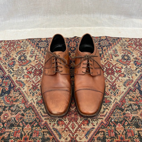 J Murphy Men’s Leather Dress Shoes - Picture 2 of 8